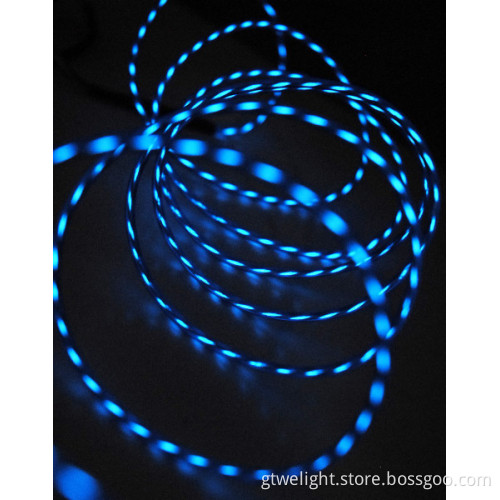 Hot and Beautiful EL Chasing Wire/EL Glowing Wire/EL Running Cable